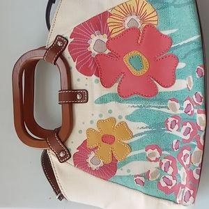 Floral cross over bag